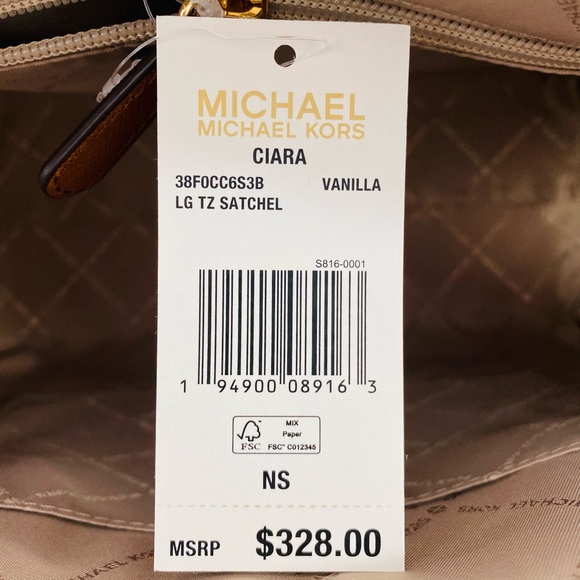 Michael Kors Ciara Large Satchel - Picture 7 of 12